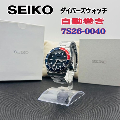Seiko 7s26 0040 navy dial - seiko, 7s26-0040